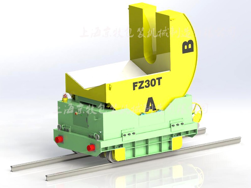 軌道移動翻卷機